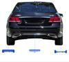 Front & Rear Bumper Chrome Trim for Mercedes-Benz: E180, E200, E260, 300L