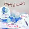 TakaraTec Birthday Balloon Garland Balloons Set of 30 with Air Pump Blue Decorations Party OBSBLSL1