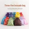 Brocade Embroidered Wenwan Bracelet Storage Pouch - Cute, Thickened, Drawstring Jewelry Bag