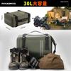 ROCKBROS Mini Field Seat Motorcycle Touring Large Capacity with Shoulder Expandable Reflective Easy Outdoor Use Bag, Bag, Bag, 30L, Waterproof,