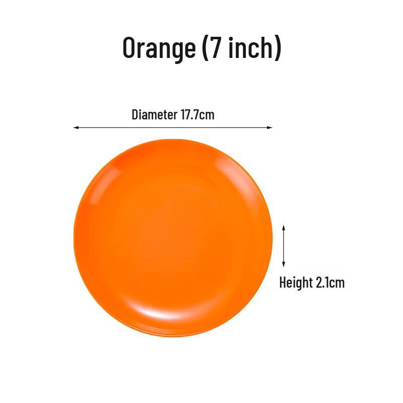 Vangogh Thickened Melamine Imitation Porcelain Round Buffet Plate