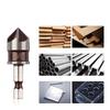 Hex Shank Drill Bit Set Woodworking Multi-Size Countersink Bits Solid Chamfering Tool Hand Drill