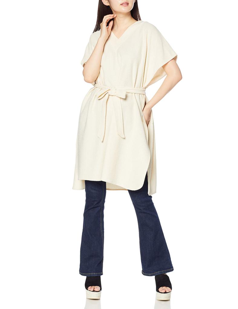 Ungrid Ca Fleece Loose Poncho Pullover Size F Women's Knit, Ivory, Japan, (Free Size)