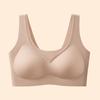 Invisible gathering seamless liquid foundation bra fixed cup lift and close sub-breasts beautiful back lace summer