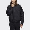 Adidas Neo M Pad Start Bomber Solid Color Long Sleeve Zipper Cotton Jacket Winter Men Jacket Black H45247