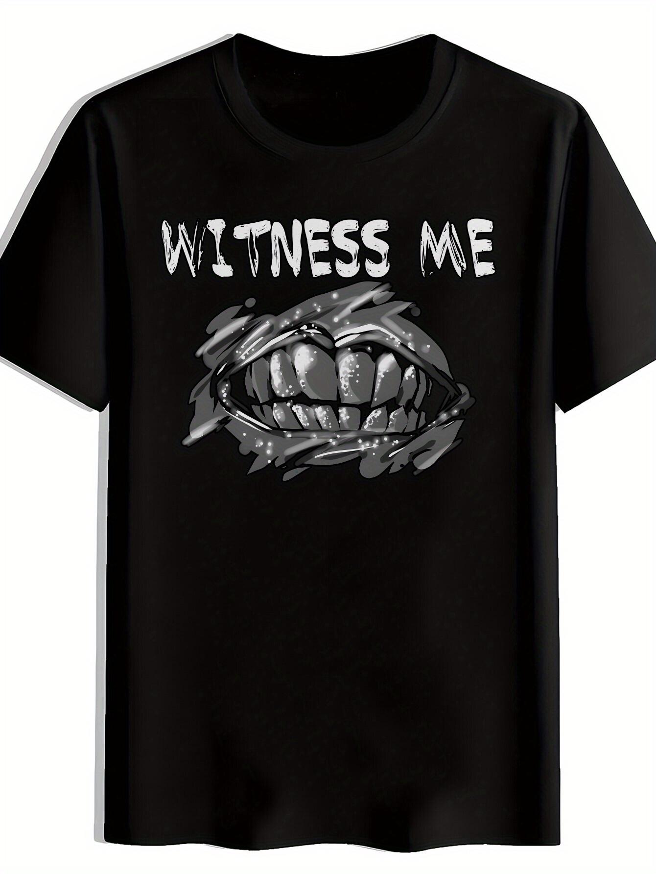 Vintage Rock Band Graphic T-shirt - Witness Me Print XXL