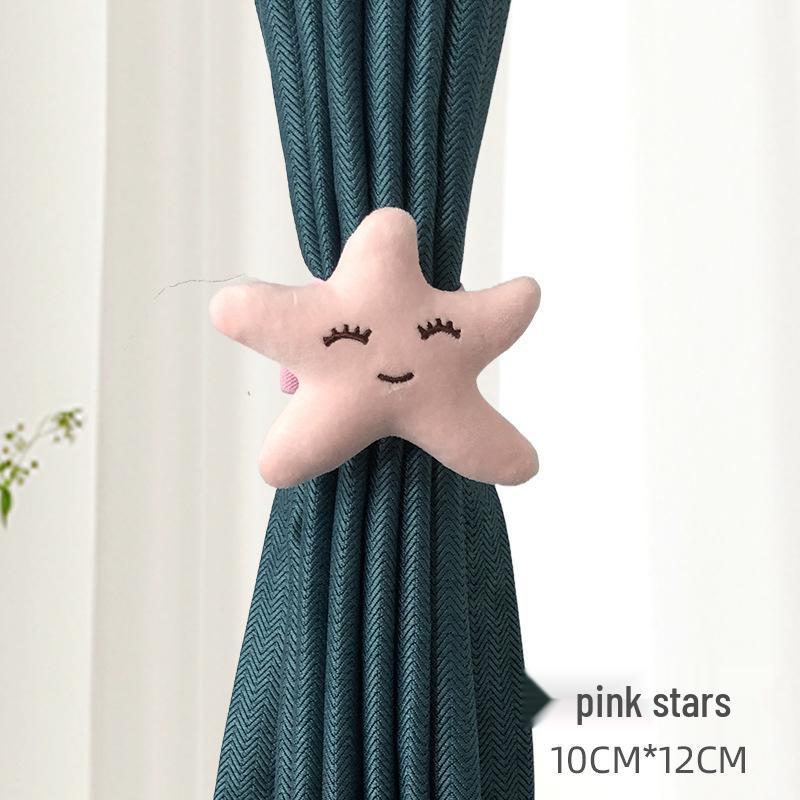 

Cartoon Plush Curtain Tiebacks for Kids Rooms