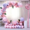 Runtow 1pc Round Balloon Arch , Plastic DIY Wreath Frame Holder ,Balloon Stand Circle Base ,Birthday Party Wedding Decoration