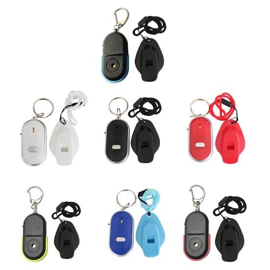 Fluier localizator chei cu senzor audio Găsire ușoară a cheilor Echipament anti-pierdere Duritate ridicată Lumină de noapte Localizator chei