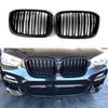 Zealhot Front Kidney Grille Set for BMW X3 Series and X4 Series G08 G01, G02, (2018-IN) (Glossy)