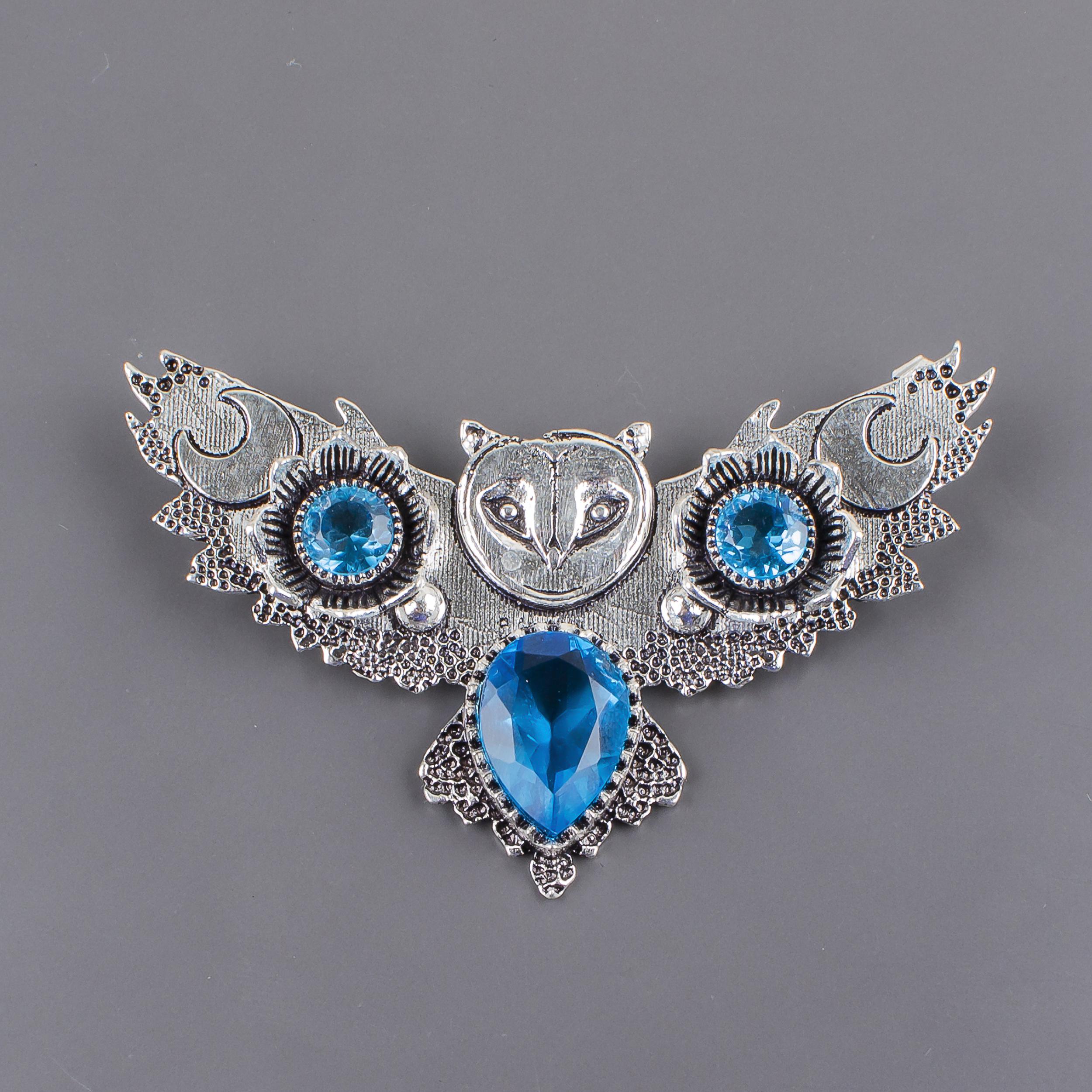 

Подвеска из серебра 925 пробы с драгоценным камнем швейцарским голубым топазом, ожерелье из серебра 925 пробы с голубым топазом, подвеска для вечеринки, подарок с камнем-талисманом декабря, JCP-8-8