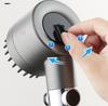 3-mode Adjustable Spray with Massage Brush Filter Rainfall Showerhead High-pressure Shower Head Faucet Bathroom Accessories