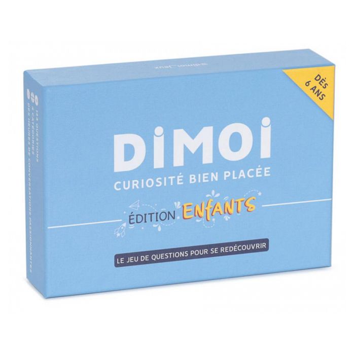 Jeu De Société - DIMOI - DIMOI Enfants - 240 Questions - 4 Thèmes - Pour 2 Joueurs Ou Plus