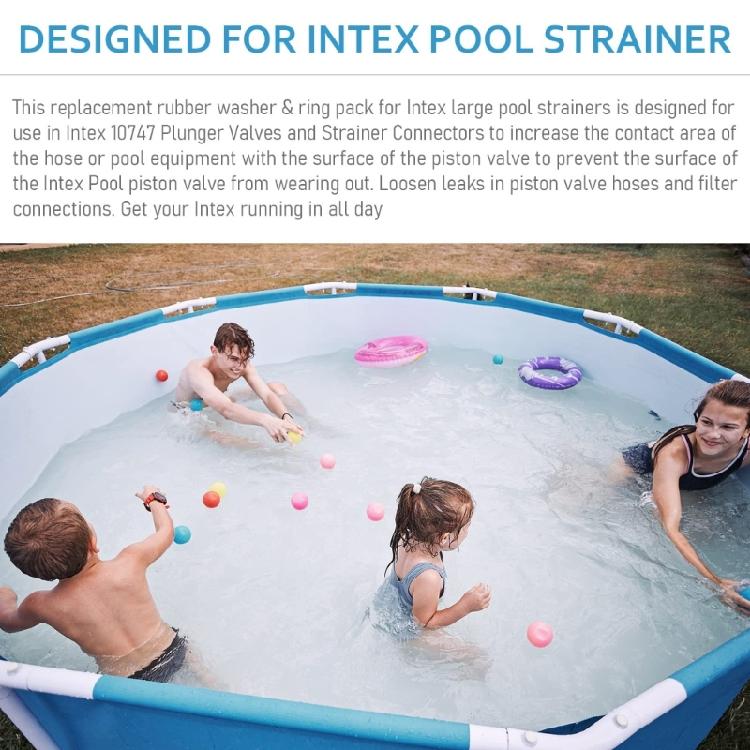 Rubber Rings Rubber Pool Plunger Replacement Gasket for Intex 28633 28635 28621