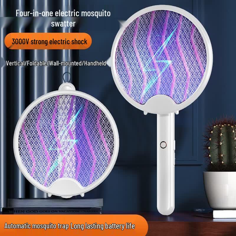 LISM 4-in-1 Foldable Electric Mosquito Swatter