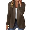 Women's  Fashion  Long Sleeve Open Front  Business Casual Cardigan, Fashion Jacket,