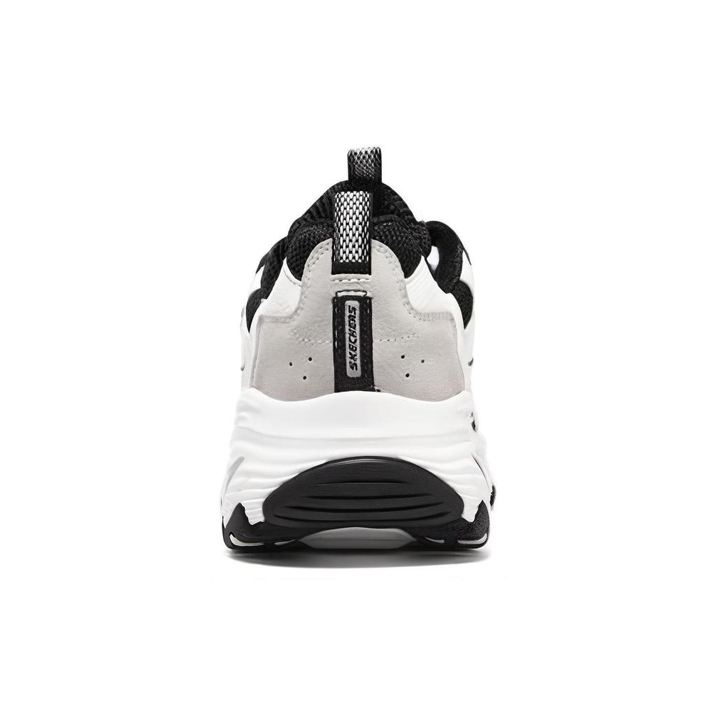 Skechers Arch Fit DLites Fabric Fashion Casual Comfortable Versatile Low Top Dad Shoes Women sneakers Black White 149805-WBK