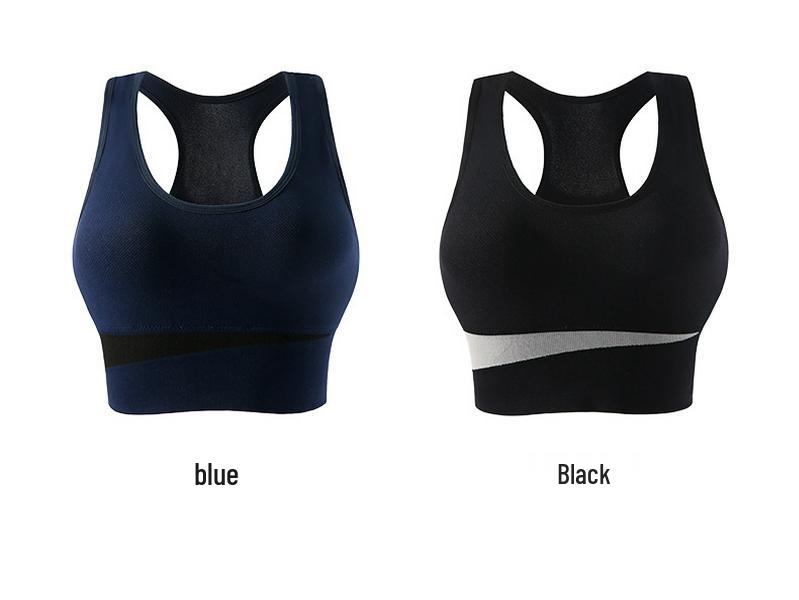 Women's Large Bust Minimizer Wireless Sports Bra - Shockproof Yoga Fitness Vest
