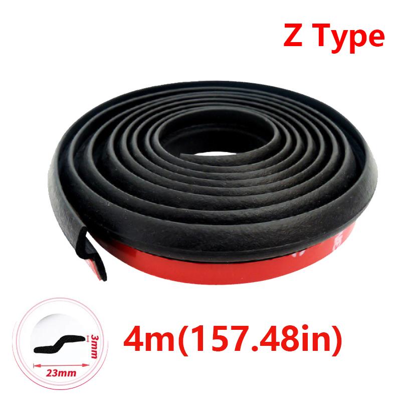 Gummidichtungsstreifen für Autotüren, ZPD-förmige Verkleidung, Geräuschdämmung, Wetterstreifen, ZPD-Typ, Gummistreifen für Autozubehör