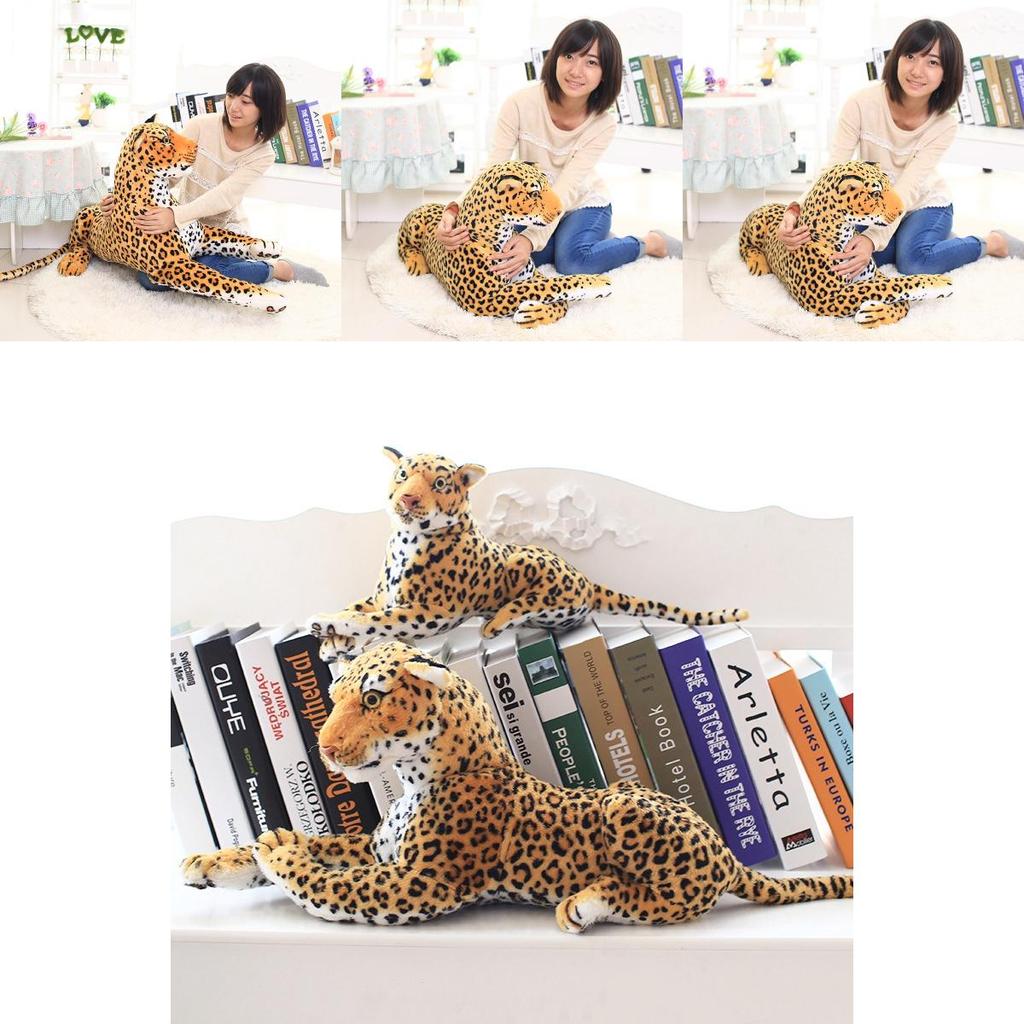 Neues Leoparden-Plüschtier Premium-Qualität Weiches Tiergeschenk Für Kinder Und Familienfreunde