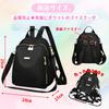ORIJIRI Women's 3-Way Mini Backpack, Waterproof Nylon, Lightweight, Large Capacity, Popular Shoulder Bag for Commuting, School, and Travel