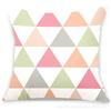 Pink Ins Fresh Plush Printed Pillow Case Creative Nordic Sofa Pillow Design Waist