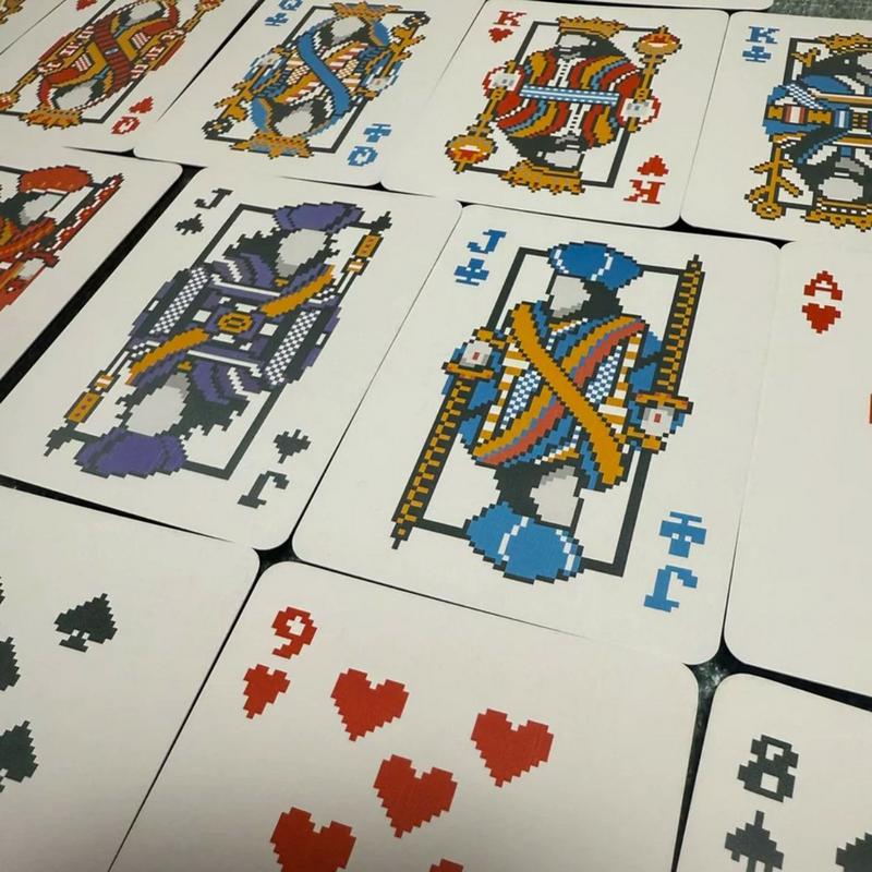 Klassisches Pokerkartenset - Essentielles Partyspiel für Zusammenkünfte, Tischspiele & festlichen Spaß, Langlebige & tragbare Spielkarten