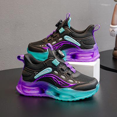 Spring and Autumn Leather Boys' Shoes Medium and Older Children's Waterproof Children's Sneakers Breathable Sneakers