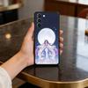 G-Genshin Columbina Phone Case For Samsung S25,24,23,22,30,21,10,9,Ultra,Plus,Lite,FE,4,5 G Soft Black Case
