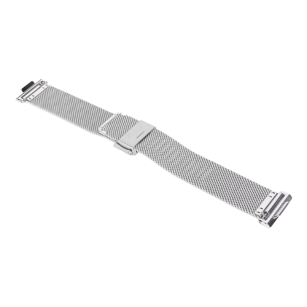 Stainless Steel Watch Strap Adjustable Wristband with Metal Buckle Watch Band for Huawei Watch Fit 2 Silver
