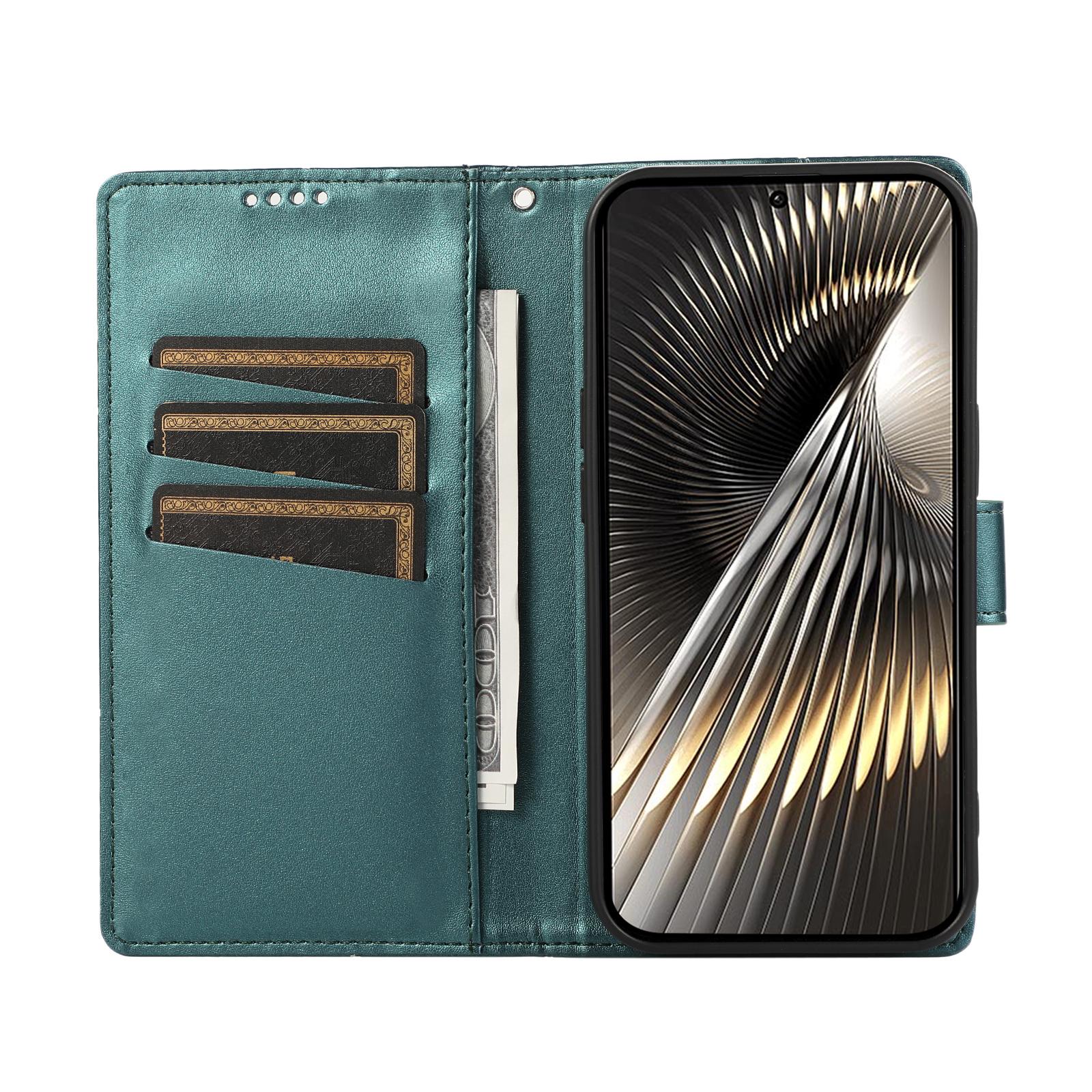 

Чохол-гаманець DF-06 для телефону Xiaomi 15 Ultra із лінійним відбитком та шкірою Red