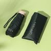 Ultra-Light Five-Fold Umbrella: UV Protection Sunscreen, Anti-Ultraviolet, Rain or Shine, Folding Black Glue Sunshade.