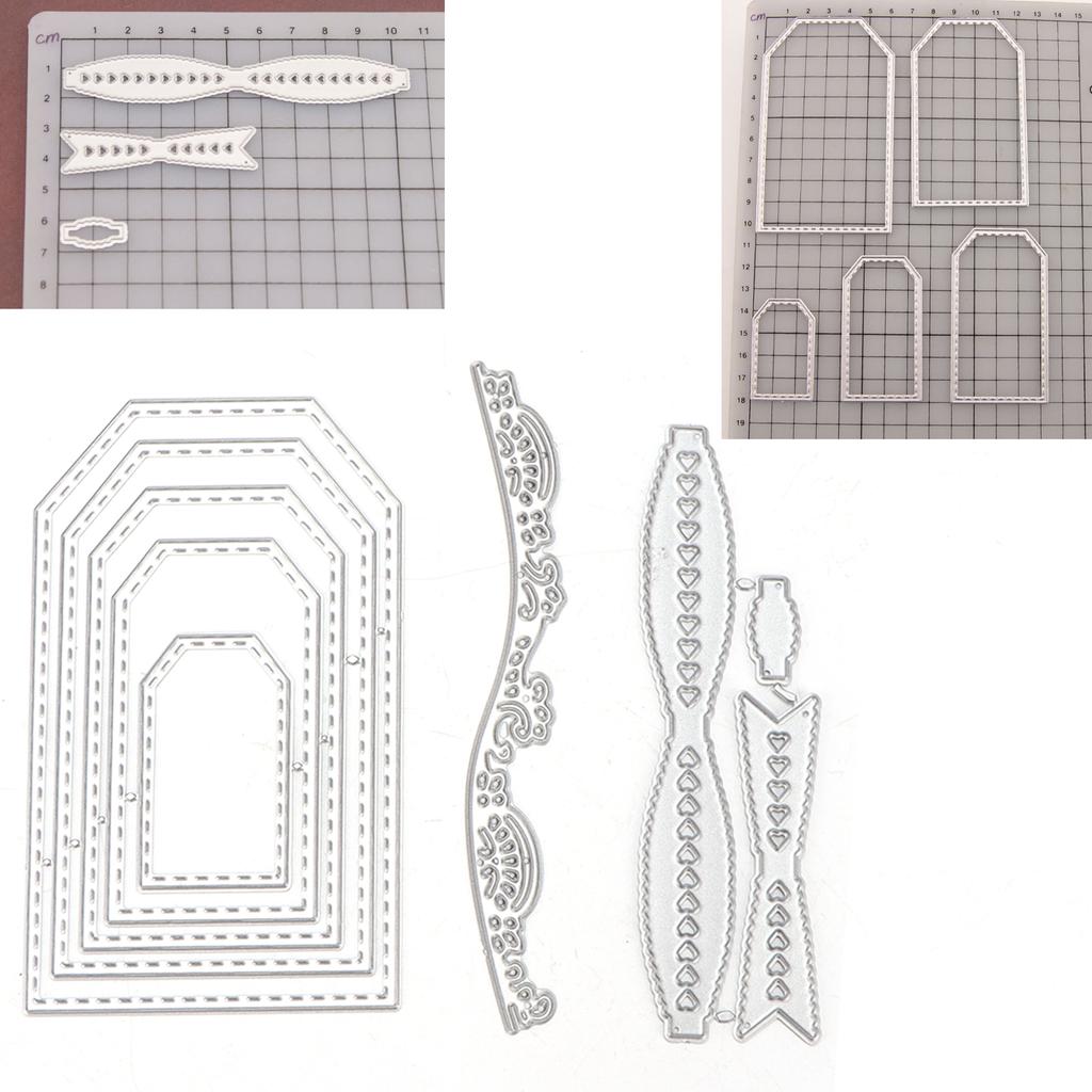 3pcs Die Cuts Carbon Steel Practical Portable Scrapbooking Carving Mould for Decoration