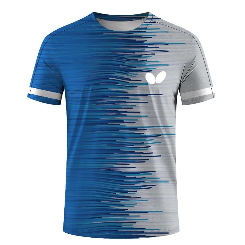 Summer New Men's Round Neck Short Sleeve 3D T-Shirt Quick Dry Ball Dress Print Loose Breathable Comfortable Top