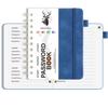 B6 Password Coil Notebook: Imitation Leather with Index Pages and English Address Book