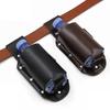 PU Leather Beer Bottle Waist Holster with Pen Holder Portable Beer Belt Bag Waist Hanging Style Leather Cup Belt Bag