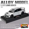 1/32 Scale Mitsubishi EVO Model Alloy  Simulated Jdm Sports Car, Children's Toy Collection Model Ornaments for Boys Gifts