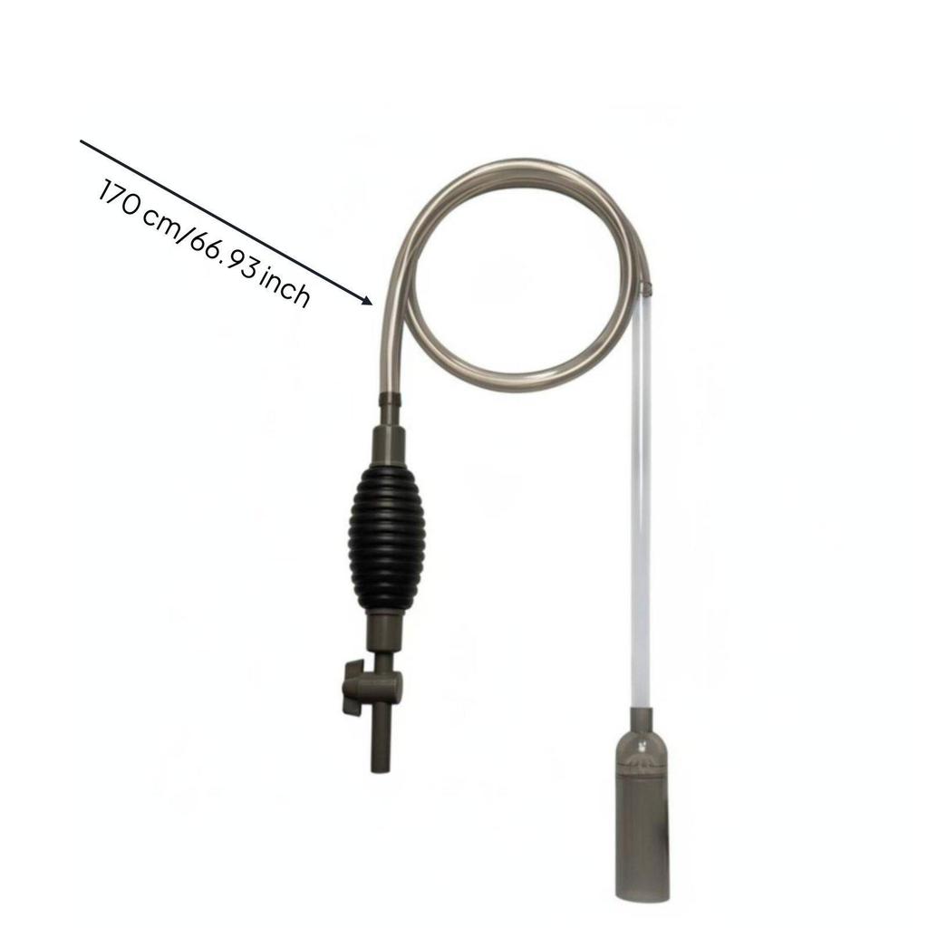 Aquarium Siphon Cleaning Kit Gravel Vacuum Water Changer Pump for Fish Tank