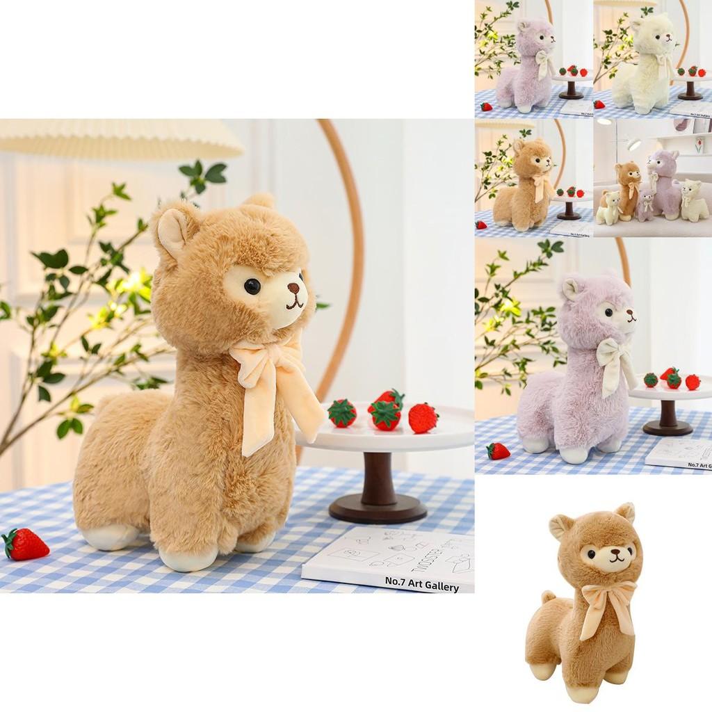 Disney Alpaca Plush Toy With Pp Cotton Filling For Girls Bedroom Decor