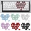21Piece PC Blank Heart Keycap MOA Profile 1U 1.25U Supplements Gaming Keycap DIY Key Button Keyboards