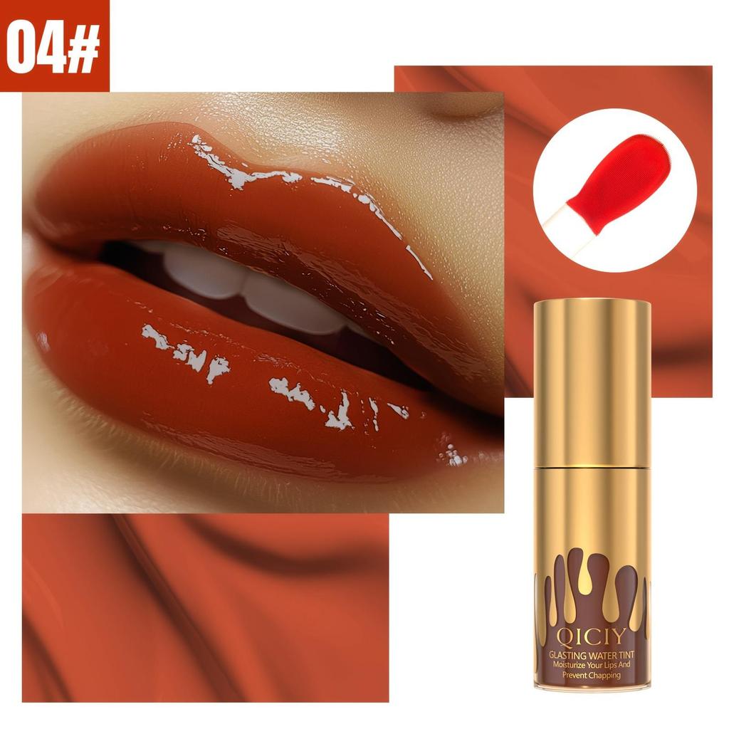 6 Colors Sexy Moisturizing Lip Glaze Pearlescent Anti-Drying Lipstick Non-stick Cup Waterproof Non-greasy Lipstick