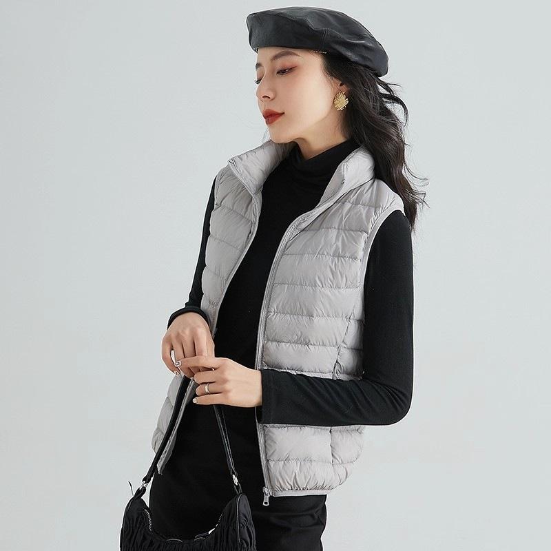Down jacket women's vest autumn and winter new casual down vest fashion vest stand-up collar vest tide