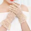 Gants Floraux de Mariée Longueur Poignet Gants Entiers pour Dîner Costumes Fantaisie Accessoires