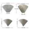Fine Mesh Coffee Filter Paperless Reusable Pour Over Coffee Filter Stainless Steel Strainer Kitchen Coffee Drip Filter
