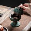 Ceramic Kiln Change Boshan Stove Household Indoor Antique Plate Incense Stove Zen Tea Ceremony Incense Oven Furnishing