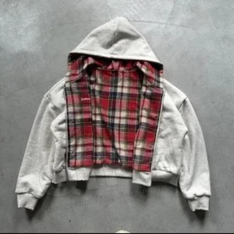 Primavera Autunno Cardigan Lento Giacca Maglione Giacca Streetwear Retro con Zip Quadrata Double-sided Felpa Uomo Donna