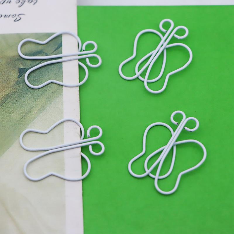 Creative Butterfly Paper Clips - Decorative Stationery Gift, Large Capacity