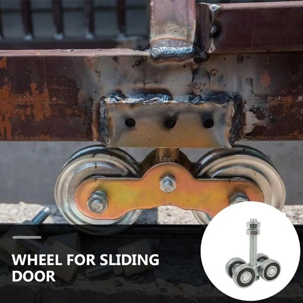 Ceiling Mount Barn Door Rollers Labor Saving Tool Heavy Duty Sliding Door Hanger  Wardrobe Doors