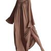 Autumn Hot Style Lazy Style Long Robe Women's Home Wear Casual Comfortable Solid Color Loose Dress