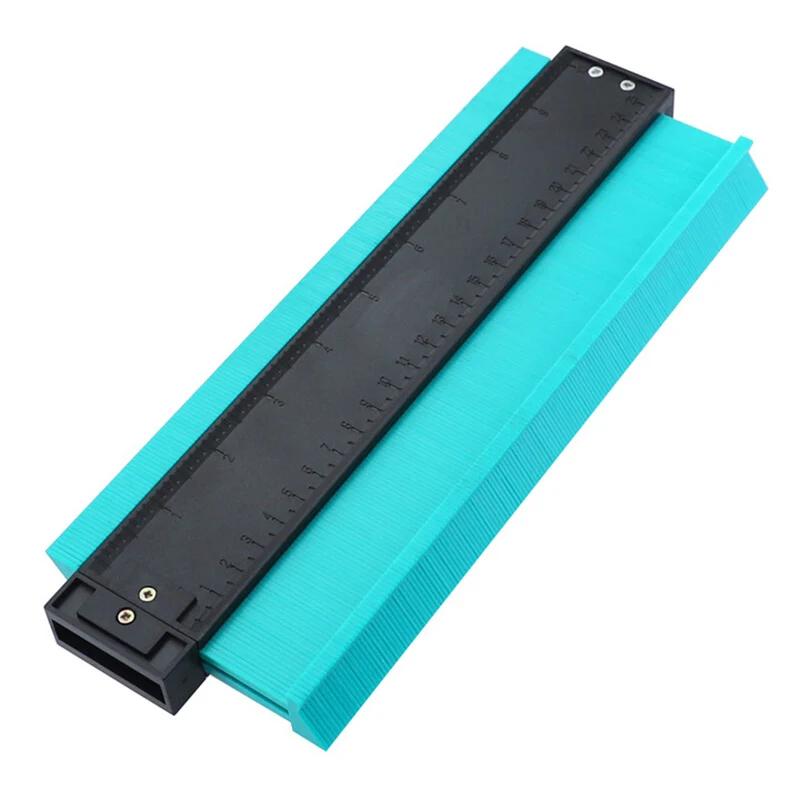 Contour Gauge Duplicator Ceramic Tile Carpet Cutting Template Profile Measuring Angle Ruler Shape Plastic Copy Woodworking Tools